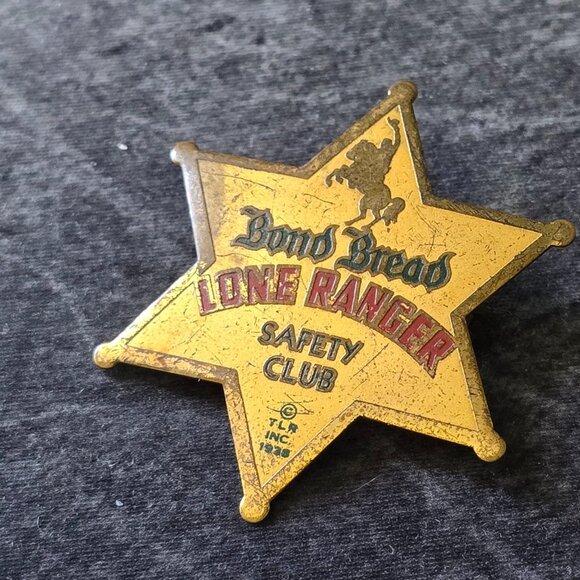 Vintage 1940s Lone Ranger Atomic Bomb Ring 1938 Bond Bread Safety Club Badge Kix - Picture 5 of 16
